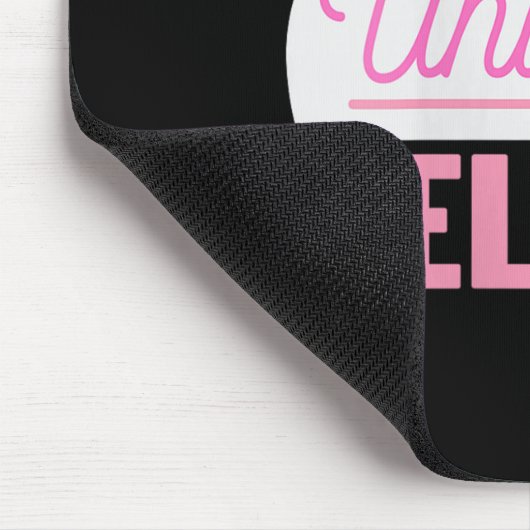 Womens Unicorn Believe Sitive Magic Fantasy Rainbo Muismat (Hoek)