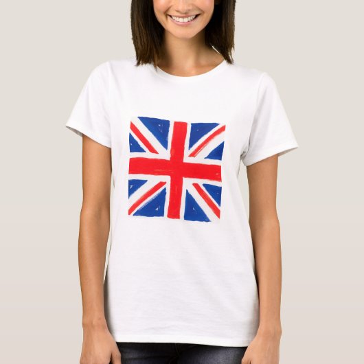 Women's union jack t shirt (Voorkant)