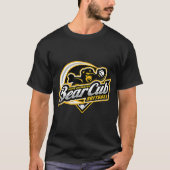 Womens Upper Arlington Beer Cub Softball Logo V-Ne T-shirt (Voorkant)