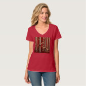 Womens V-Neck T-Shirt (Voorkant volledig)