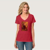 Womens V-Neck T-Shirt (Voorkant volledig)