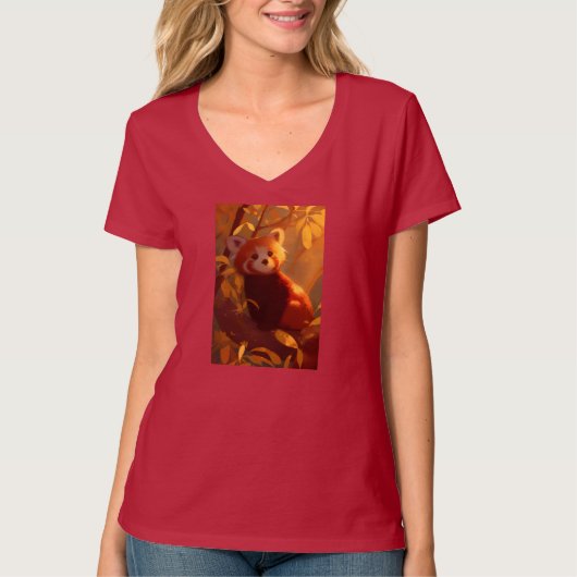 Womens V-Neck T-Shirt (Voorkant)