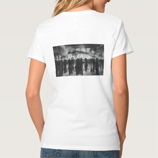 Womens V-Neck T-Shirt (Achterkant)