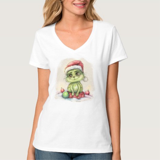 Womens V-Neck T-Shirt (Voorkant)