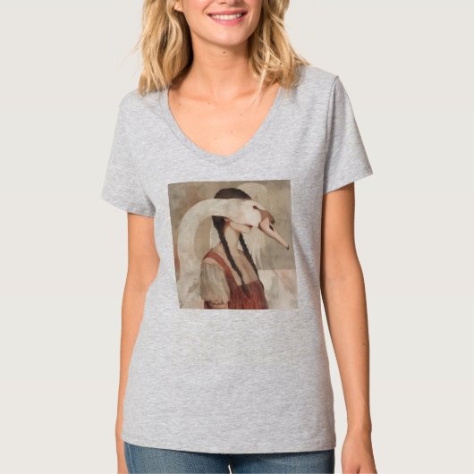Womens V-Neck T-Shirt (Voorkant)
