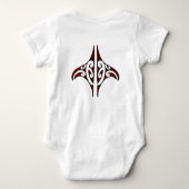 Womens V nek T shirt - Hangi (Achterkant)