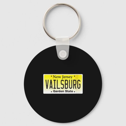 Womens Vailsburg Newark Nj City New Jersey License Sleutelhanger (Voorkant)