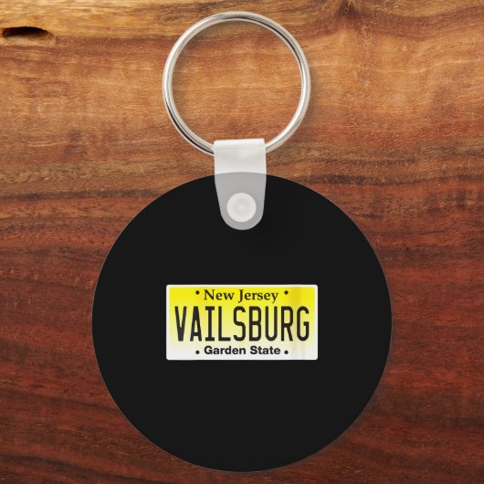 Womens Vailsburg Newark Nj City New Jersey License Sleutelhanger (Voorkant)