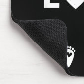 Womens Valentines Day Twin Pregnancy Announcemen V Muismat (Hoek)