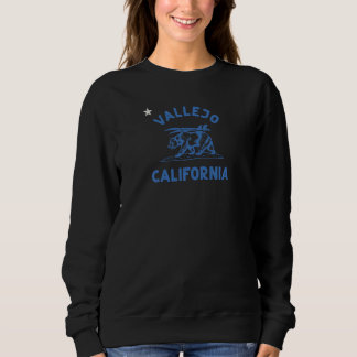 Womens Vallejo California Beach Flag Bear Surf Ca Trui