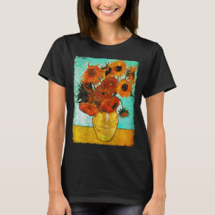 Womens Van Gogh Sunflower T Shirt  Floral