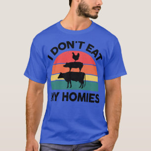Womens Vegan ik eet mijn huizen Veganism Veggie ni T-shirt