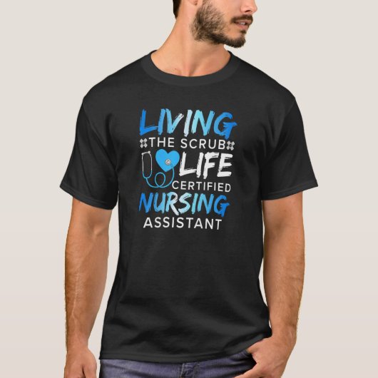 Womens verpleegkundige assistent t-shirt (Voorkant)