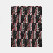 Womens verpleegkundige Brain van dokter Heart Fleece Deken (Voorkant)