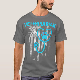 Womens Veterinarian Funny Veterinary Afstuderen T-shirt