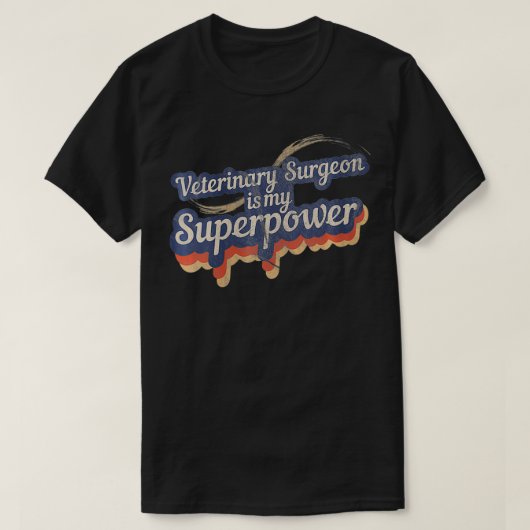 Womens Veterinary Surgeon Superpower Veterinary S T-shirt (Design voorkant)