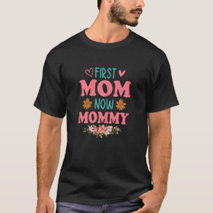 Womens voor de eerste mam nu mama nieuwe mama Moed T-shirt