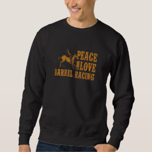 Womens Vredesbarrel Racing Barrel Girl Horse Trui