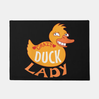 Womens vrouw Duck Lady Gift Ducking and Ducky Deurmat