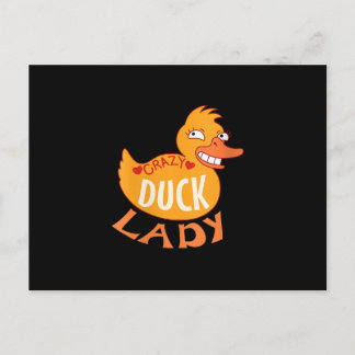 Womens vrouw Duck Lady Gift Ducking and Ducky Feestdagenkaart