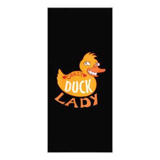 Womens vrouw Duck Lady Gift Ducking and Ducky Reclamekaart