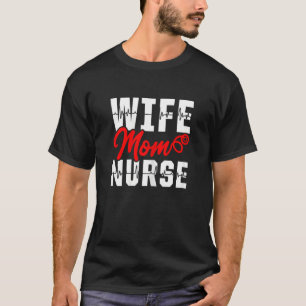 Womens vrouw moeder verpleegster ziekenhuis zieken t-shirt