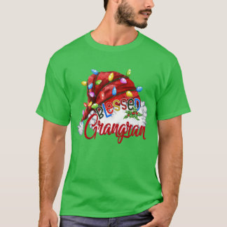 Womens vrouw zonder grangran kerstfeest Lig T-shirt