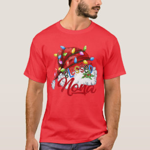 Womens vrouw zonder pasgeboren kerstmis t-shirt
