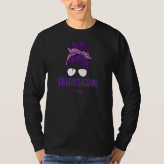 Womens Vrouwen Statistisch Leven T-shirt