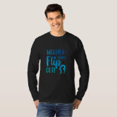 Womens Warning I Might Flip Out Gymnastics Gymnast T-shirt (Voorkant volledig)