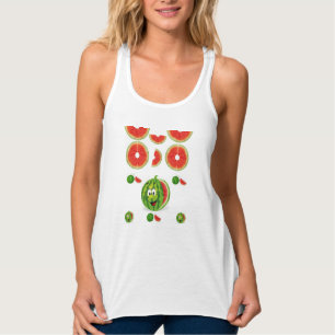 Womens Watermeloen Tank Top shirt