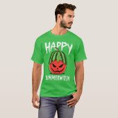 Womens Watermelon Jackolantern Summer Halloween Ha T-shirt (Voorkant volledig)
