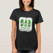 Womens We Draag het bewustzijn van groene ruggengr T-shirt (Voorkant)