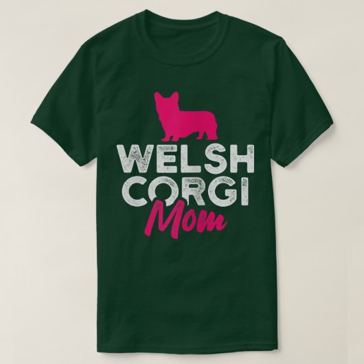Womens Welsh Corgi Mam 1857 T-shirt (Design voorkant)