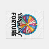 Womens Wheel Of Fortune Dad Fathers Day Wheel Of F Fleece Deken (Voorkant (Horizontaal))