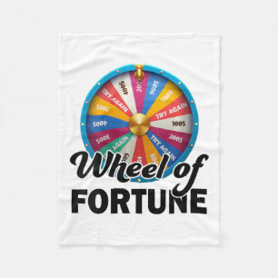 Womens Wheel Of Fortune Dad Fathers Day Wheel Of F Fleece Deken