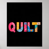 Womens When Life Gives You Scraps, Make A Quilt Se Poster (Voorkant)