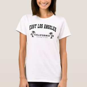 Women's White East Los Angeles, Californië T-shirt