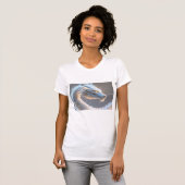women's white mystical dragon t-shirt (Voorkant volledig)