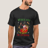 Womens Wiener Dogs for Everybody Santa Funny Chris T-shirt (Voorkant)