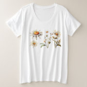 Women's Wildflowers Graphic T-Shirt / Floral (Design voorkant)