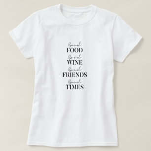 Womens Wine Funny Summertime Drink Vino Graphic T-shirt