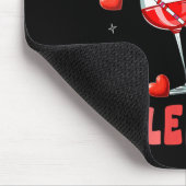 Women's Wine Is My Valentine Hearts Matching Drink Muismat (Hoek)