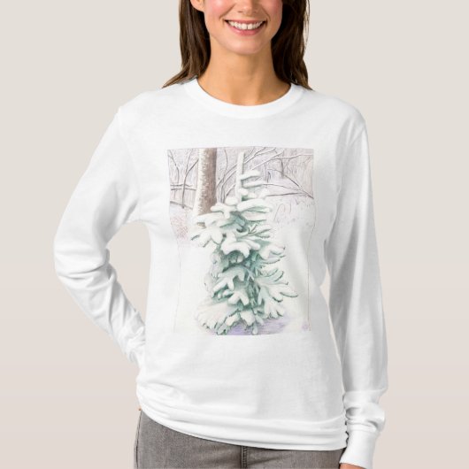 Womens Winter longsleeve shirt (Voorkant)
