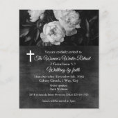 Women's Winter Retreat White Floral Church Flyer (Voorkant)