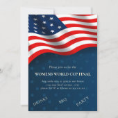 Womens WK finale party uitnodiging (Voorkant)