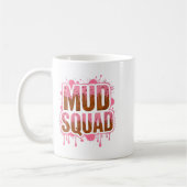 Womens Womans Muddy Mud Run Squad Mudding Running Koffiemok (Links)