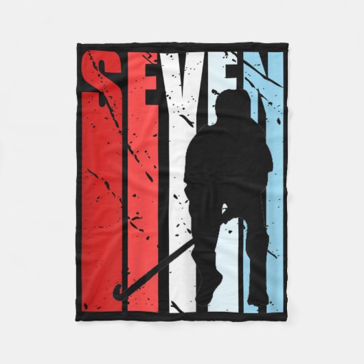 Womens Womens Field Hockey 35th Birthday Player Te Fleece Deken (Voorkant)