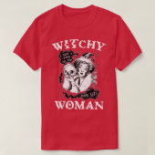 Womens Womens Witch Wiccan Pagan Woman Witchy Prem T-shirt (Design voorkant)