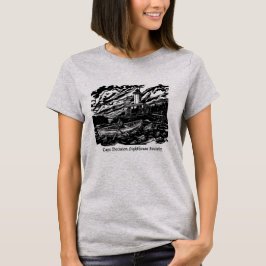 Women's Woodblock Logo T-Shirt - Grey